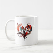 Mug Love Is On Valentines Day  (Gauche)