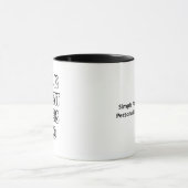 Mug Love Is Patient Simple Design  (Centre)