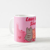 Mug  Love Is to Share Cute Cats  (Devant gauche)
