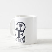 Mug LOVE Isle of Palms 11oz (Devant gauche)