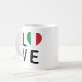 Mug Love - Italie Drapeau (Devant gauche)