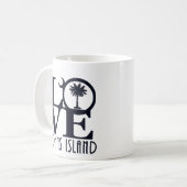 Mug LOVE Johns Island SC 11oz (Devant gauche)