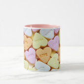 Mug "Love" La Saint Valentin's Candy Heart Coffee Cup (Centre)