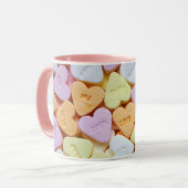 Mug "Love" La Saint Valentin's Candy Heart Coffee Cup (Devant gauche)