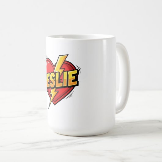 Mug Love Leslie (Devant droit)