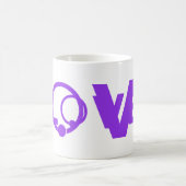 Mug LOVE lettrage Violet (Centre)