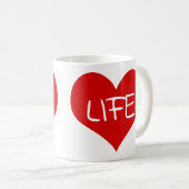 Mug Love Life (Devant droit)