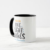Mug Love Light Latkes Funny Hanoukka Jewish Holiday (Devant gauche)