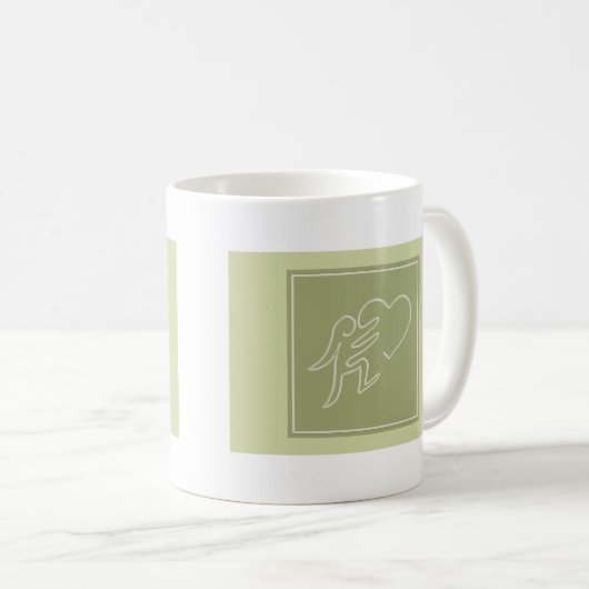 MUG LOVE (LIME) (Devant droit)