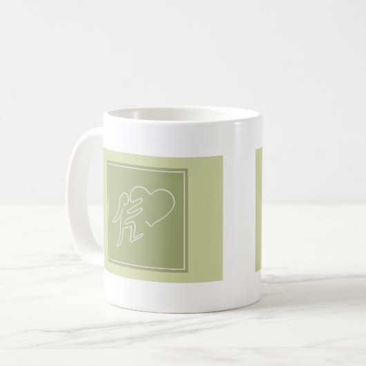 MUG LOVE (LIME) (Devant gauche)