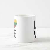 Mug Love - Lituanie Drapeau (Centre)