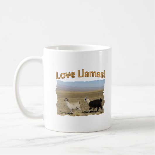 Mug Love Llamas - Les meilleurs amis (Gauche)