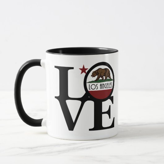 Mug LOVE Los Angeles California (Gauche)