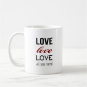 Mug Love Love Love (Gauche)