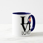 Mug LOVE Loveland Colorado (Devant droit)