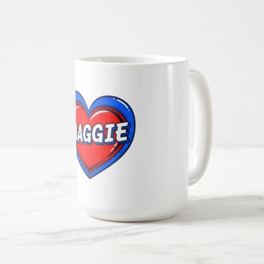Mug Love Maggie (Devant droit)