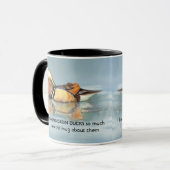 Mug Love MANDARIN DUCKS tellement que je fun Citation (Devant gauche)