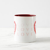 Mug LOVE Marron Bicolore (Centre)