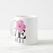 Mug LOVE Maui Pink 11oz (Devant gauche)
