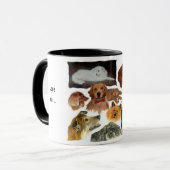 Mug Love me, love my dog humorous (Devant gauche)
