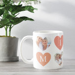 Mug Love Mimi Grand-mère Pink Heart Photos Collage<br><div class="desc">Montrez votre grand-mère Mimi) votre amour avec notre tasse de collage photo de coeur nana personnalisée. Notre design est composé d'un design enveloppant avec quatre coeurs. Chaque lettre du mot "Mimi" est affichée dans un coeur. Design de cadre photo cardiaque pour customiser avec trois de vos photos de mémoire spéciale....</div>