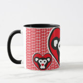 Mug LOVE MONKEY LOVE SPECIAL by Masanser (Gauche)