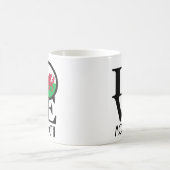 Mug LOVE Monmouth Wales 11oz (Centre)