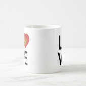 Mug Love - Monténégro Drapeau (Centre)