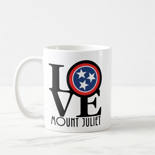 Mug LOVE Mount Juliet 11oz (Gauche)