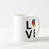 Mug Love - Mozambique Drapeau (Devant droit)