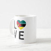 Mug Love - Mozambique Drapeau (Devant gauche)
