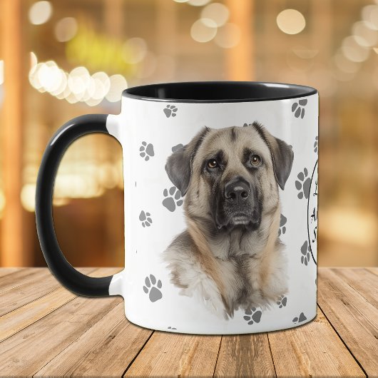 Mug Love My Anatolian Shepherd Dog Pawprint