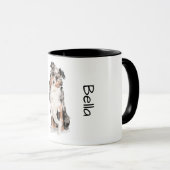 Mug Love My Australian Shepherd (Devant droit)