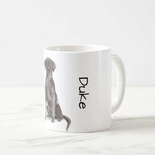 Mug Love My Black Lab (Devant droit)