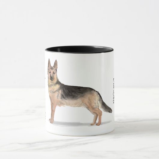 Mug Love My German Shepherd (Centre)