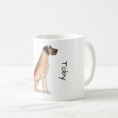 Mug Love My Great Dane (Devant droit)