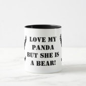 Mug Love My Panda, mais elle est une ours (Centre)