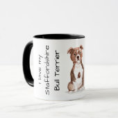 Mug Love My Staffordshire Bull Terrier (Devant gauche)
