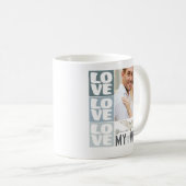 Mug Love My Wife Heart Photo (Devant droit)