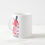 Mug Love Nail Lish Heart Nail Tech Life Valentines  (Devant gauche)