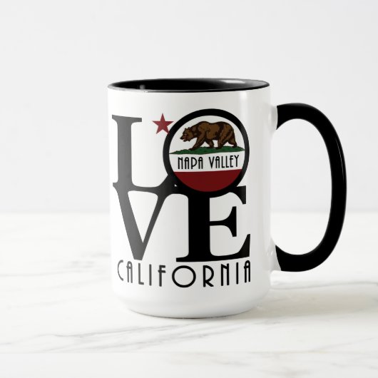Mug LOVE Napa Valley California 15oz (Droite)