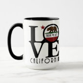 Mug LOVE Napa Valley California 15oz (Gauche)