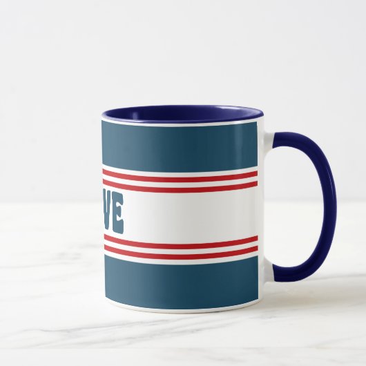 Mug Love nautique design (Droite)