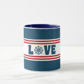 Mug Love nautique design (Centre)