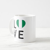 Mug Love - Nigeria Flag (Devant gauche)