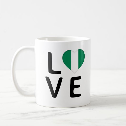 Mug Love - Nigeria Flag (Gauche)