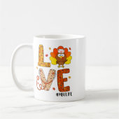 Mug Love Nurse Life Fall Mbu Nurse Turkey Thanksgiving (Gauche)