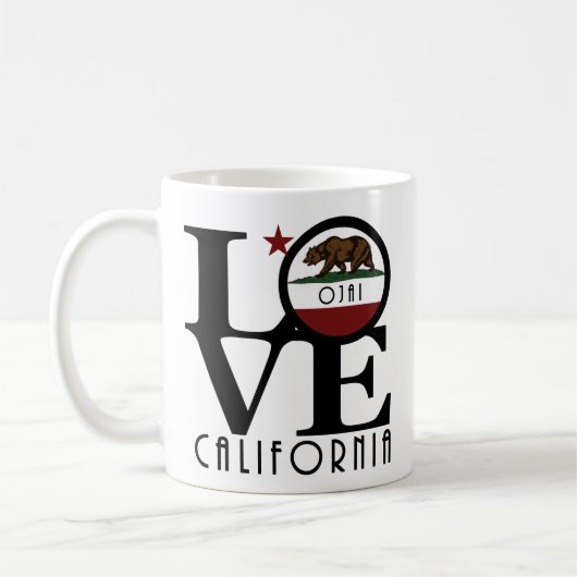 Mug LOVE Ojai California 11oz (Gauche)