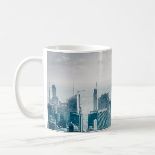 Mug Love on the New York Skyline (Gauche)