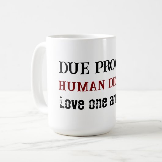 Mug Love one another  (Devant gauche)